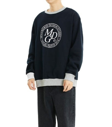 22FW MGD SERIF LOGO SWEATSHIRT